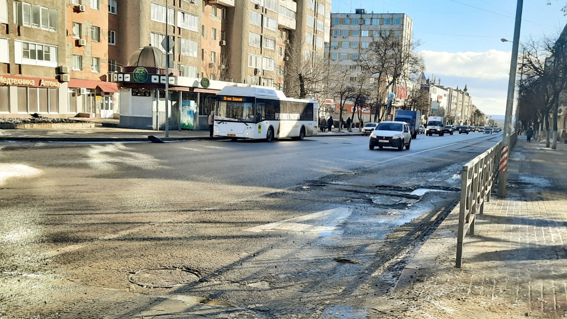 Липецкие дороги «тают» вместе со снегом