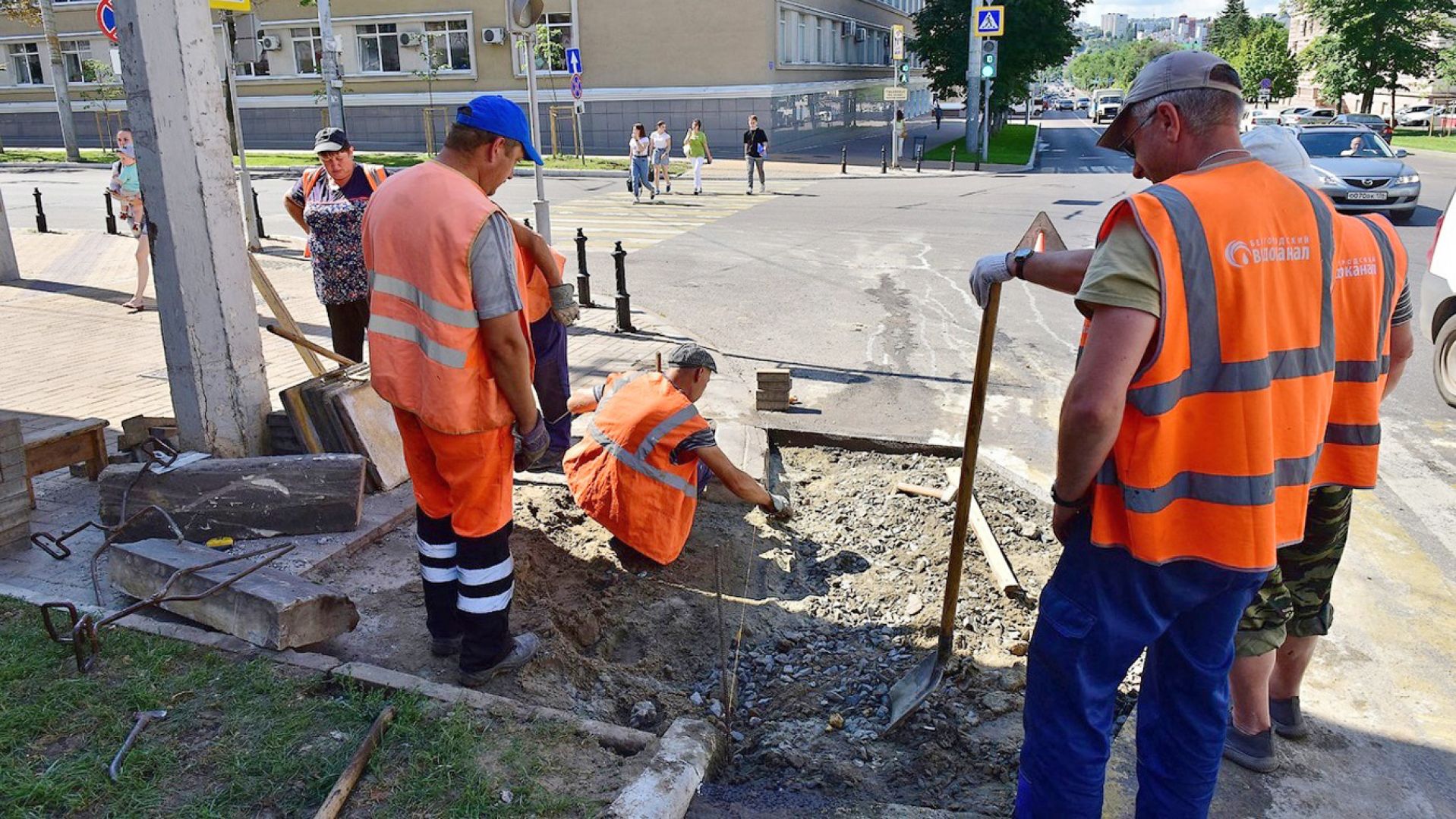 В Белгороде оставят плитку?