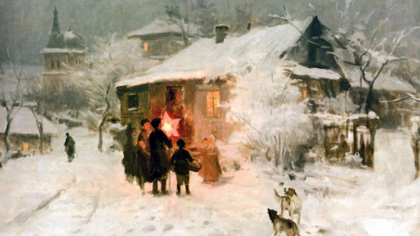 Зачем девушки на Святки считали столбы?