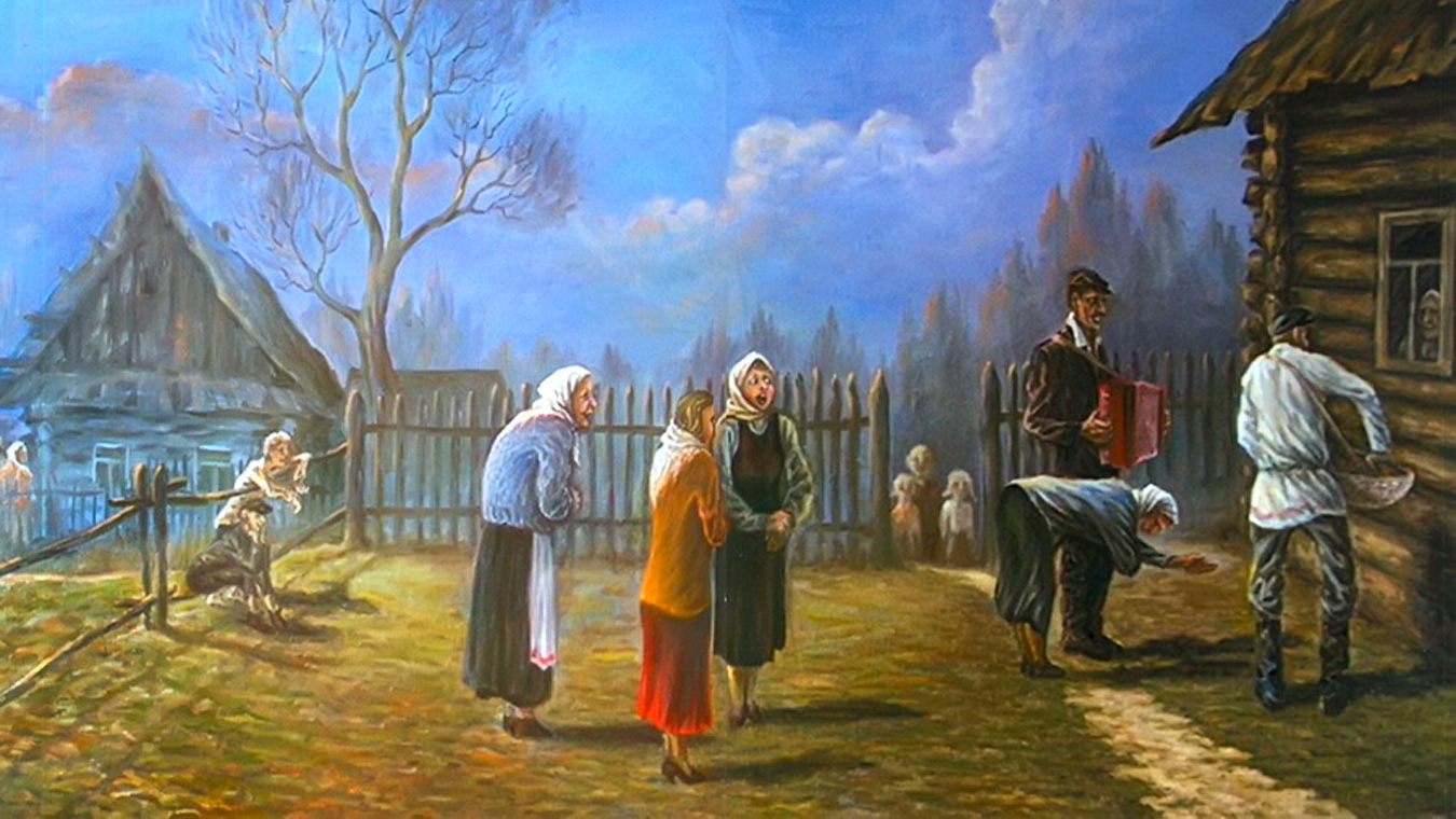 Пасхальный обряд картина