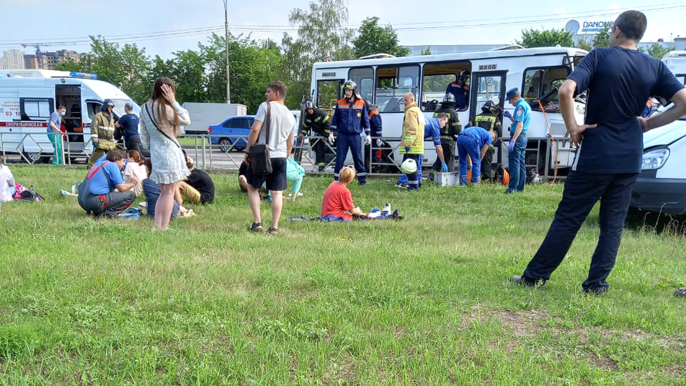 15 человек пострадали в ДТП в Липецке