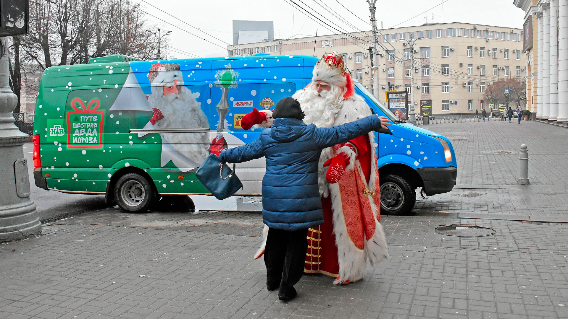 Дед Мороз в Воронеже: «Я буду колдовать, чтобы подморозило!»